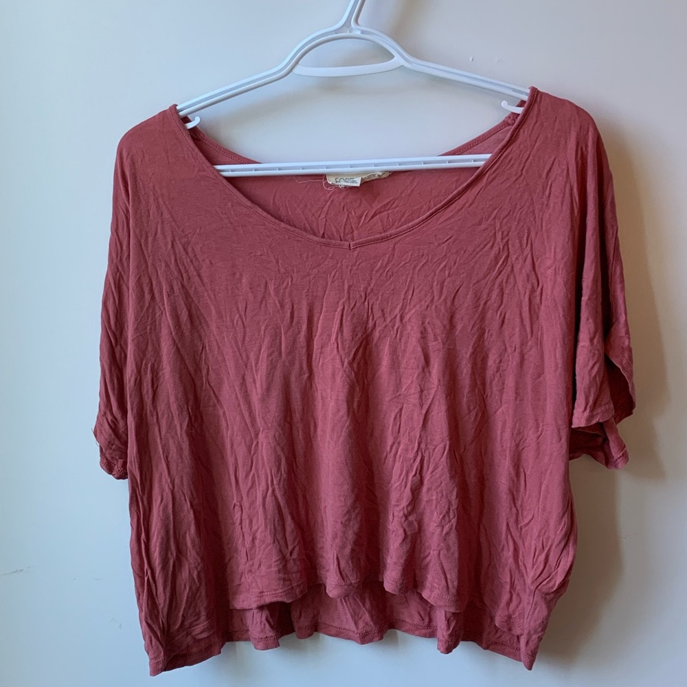 🇨🇦 Forever 21 Dusty Rose Crop Top